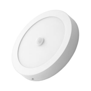 Luminario Led de Sobreponer con Sensor De Movimiento Disponible en 12 y 18 Watts