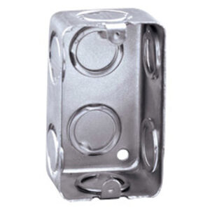 Placa Lucek Metálica 2 apagadores 1 contacto plata