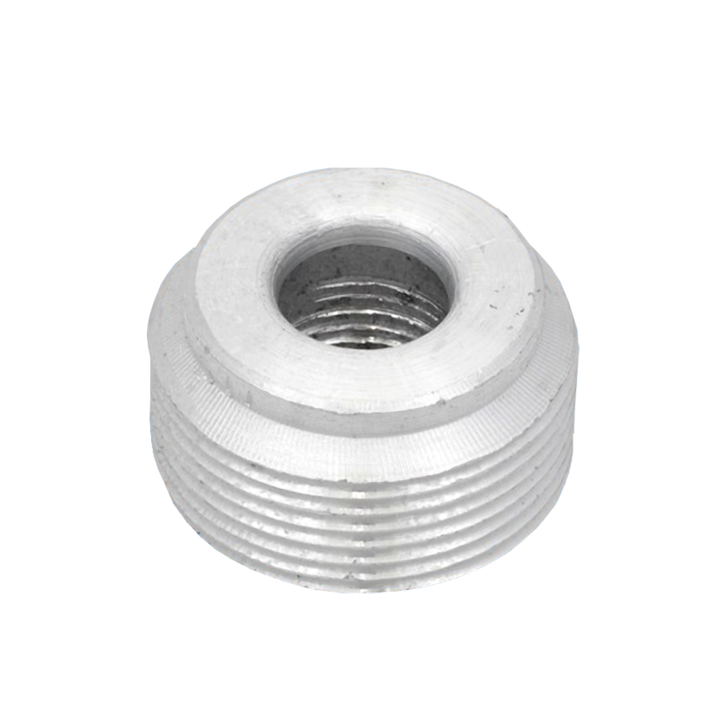 Reduccion Para base de Medidor de 1 1/4"" a 1/2"" Aluminio