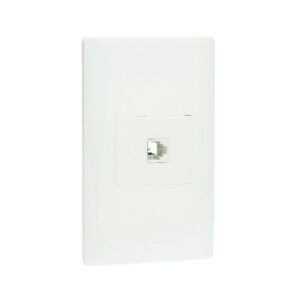 Placa Lucek con toma telefónica